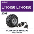 2009 Suzuki LTR450 LT-R450 Workshop Service & Repair Manual