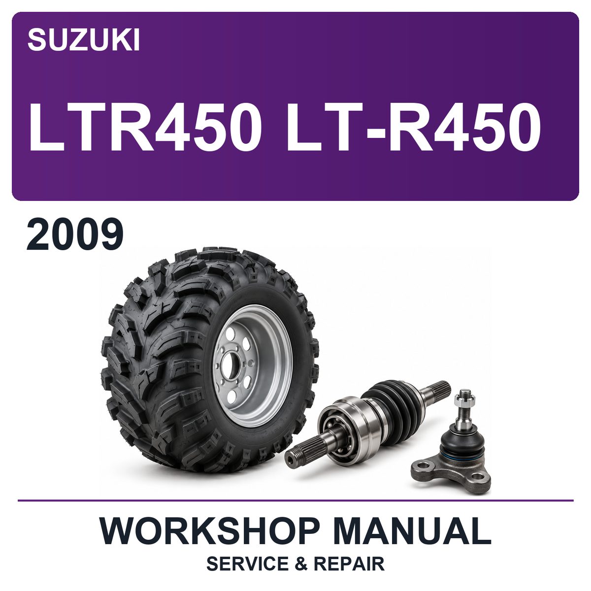 2009 Suzuki LTR450 LT-R450 Workshop Service & Repair Manual