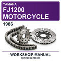 1986 Yamaha FJ1200 Motorcycle Workshop Service & Repair Manual