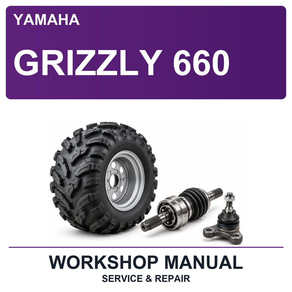 Yamaha Grizzly 660 Workshop Service & Repair Manual