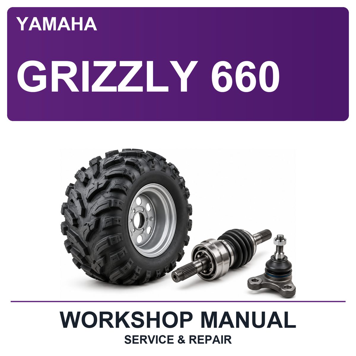 Yamaha Grizzly 660 Workshop Service & Repair Manual