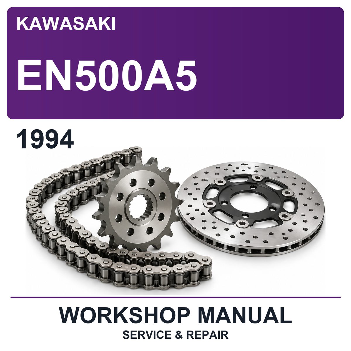 1994 Kawasaki EN500A5 Workshop Service & Repair Manual