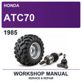 1985 Honda ATC70 Workshop Service & Repair Manual